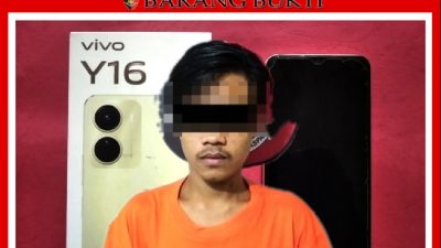 Polsek Blambangan Umpu Bekuk Pelaku Curat HP di Kampung Negeri Baru