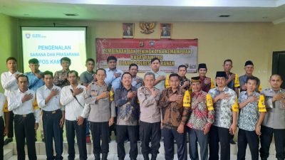Jelang Pemilu 2024, Satuan Binmas Polres Way Kanan Gelar Pembinaan dan Peningkatan Kemampuan Kasat Kamling