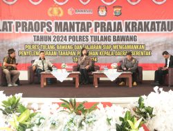 Polres Tulang Bawang Gelar Lat Pra Ops Mantap Praja Krakatau 2024, AKBP James Paparkan Tujuannya
