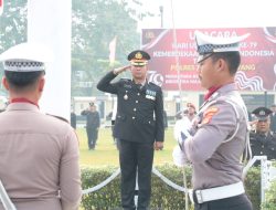 Polres Tulang Bawang Gelar Upacara Peringatan HUT Ke-79 Kemerdekaan RI, Kompol Mutolib Sampaikan Penekanan Kapolda Lampung
