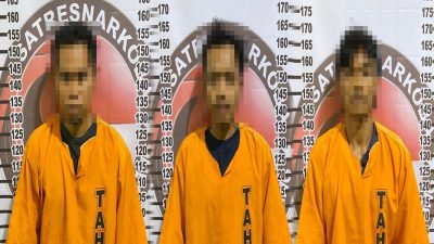 Polres Tulang Bawang Tangkap Tiga Pelaku Dalam Kegiatan Gasak Narkoba, Dua Diantaranya Merupakan Residivis