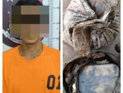 Polsek Blambangan Umpu Amankan TY (39), Diduga Pelaku Penggelapan Getah Karet Sebanyak 50 kg.