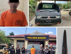 Polsek Banjit Amankan H (31), Pelaku Diduga Curi Mobil Pick Up L300