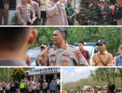 Polres Way Kanan dan Polres Lampung Utara Pam Aksi Unras di PT. PML Reg 46 Way Hanakau