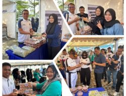 Partisipasi pada Bazar Produk Warga Binaan, Telur Ayam dan Roti Produksi Lapas Way Kanan Laris Terjual.