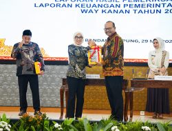 Pemkab Way Kanan Raih WTP Ke-16 atas LKPD Tahun Anggaran 2025, Dari BPK RI.