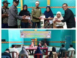 Polsek Kasui Monitoring Penyaluran BLT di Balai Kampung Jaya tinggi