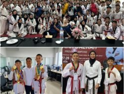 KONI Way Kanan Kirim 2 Atlet Muda, Ikuti Diklat Pelatda Taekwondo Indonesia Provinsi Lampung.