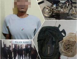 Polsek Baradatu dan Polsek Kasui Bekuk Pelaku Curanmor di Way Kanan