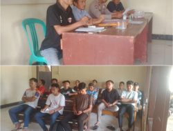 Turnamen Sepak Bola HUT RI ke-81, Polsek Kasui Sampaikan Binluh Kepada Panitia dan Peserta