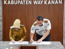Lapas Way Kanan Perkuat Sinergitas melalui Nota Kesepakatan Bersama Bupati Way Kanan.