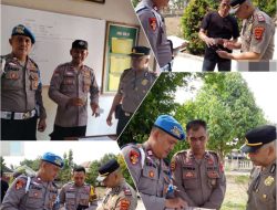 Kapolsek Gelar Gaktiplin dan Cegah Pelanggaran Internal di Polsek Kasui