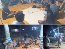 Perkuat Kamtibmas, Kapolsek Negara Batin Cek Pos Kamling di Kota Jawa